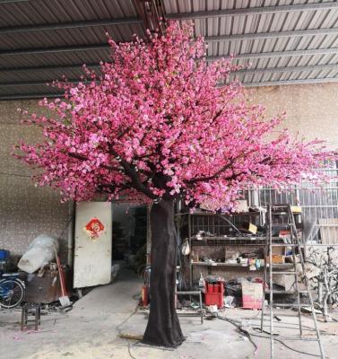 China Outdoor Decoration Artificial Peach Blossom Flowers Tree For Decoration Party for sale