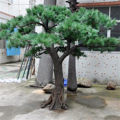 China 1.8m Tall Needle Plastic Green Office Modern Hotel Indoor Decoration Leaves Plant Fake Fiberglass Artificial Pine Trees for sale