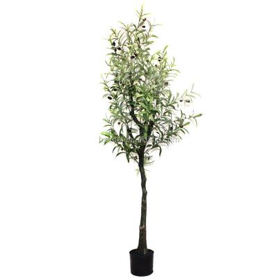 China Eco - Friendly Fake Decorate Tree Artificial Old Olive Tree With Pot for sale