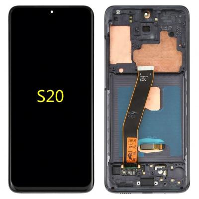 China Phone LCD Screen Replacment OLED Screen Display With Digitizer Assembly For Samsung Galaxy S20 With 5g View gm985 for sale