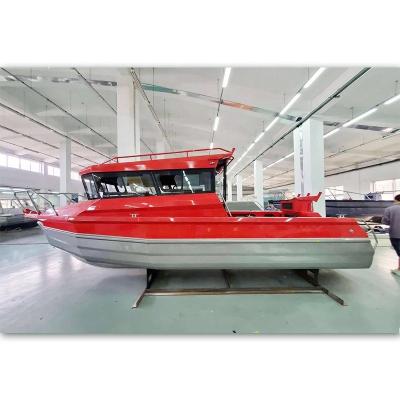 China Recreational Sports Fishing Design 25ft Australian Aluminum Alloy Fishing Boat Cabin Boat With Hardtop for sale