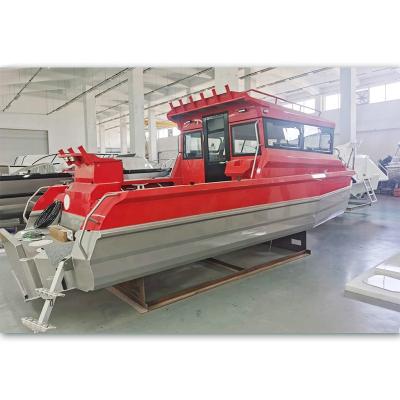 China Leisure Sports 25ft Fishing Yacht Luxury Boat 7.5m Fully Welded Aluminum Fishing Boats With CE for sale