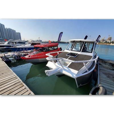 China New Recreational Sports Fishing 7.5m Motor Boat Catamaran Aluminum Sport Fishing Boat For Sale Adelaide for sale