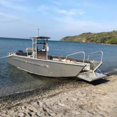 China Fishing 26ft LCT High Speed ​​Aluminum Landing Craft Aluminum Work Barge 7.9m for sale