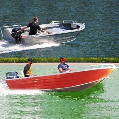 China Family Fishing Allsea Boat Fishing Boat 14ft 4.2m CE Certified Aluminum Sport Dinghy Boat for sale