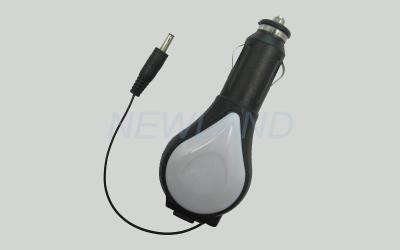 China Micro USB Phone 3.5DC Smart Retractable Car Charger / Cell Phone Travel Charger for sale