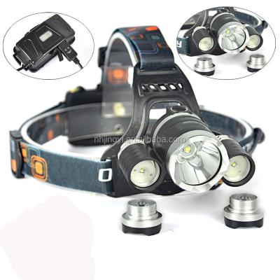 China Camping high power t6 30w aluminum rechargeable zoomable 3000 lumens led headlight for camping for sale