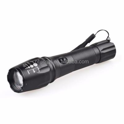 China Camping High Power T6 18650 Battery 10W 1000 Lumens Rechargeable Led Flashlight for sale