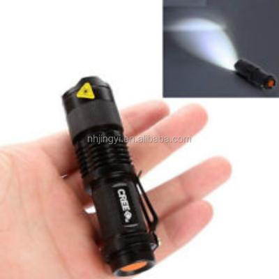 China Focus 300lm Zoomable Light Mini Flashlights Aluminum Camping Adjustable LED Flashlight for sale