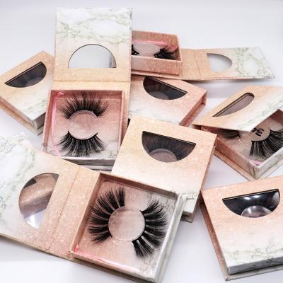 China Private Label 25mm Mink Eyelashes Free Sample Mink Lashes Thick Cheap Christmas Gift Eyelashes Siberian Eyelash for sale