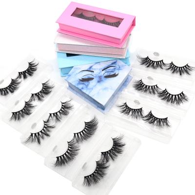 China Custom 2D 3D Mink Fur Eyes Lashes With Thick , Pre-made 0.07mm Volume 4D Lashes3D Eyelash for sale