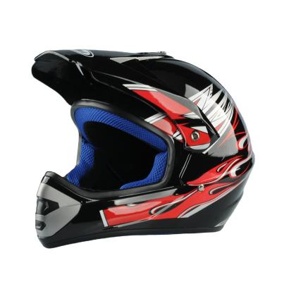 China ABS/PP Double Visor Full Face Motorcycle Helmet Open Face Motorcycle Helmet Electronic Cross for sale