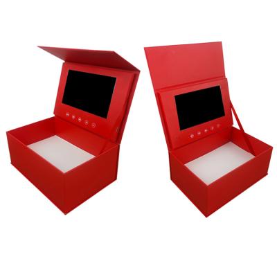 China China Brochure Video Card Usb Paper Video Display Box for sale