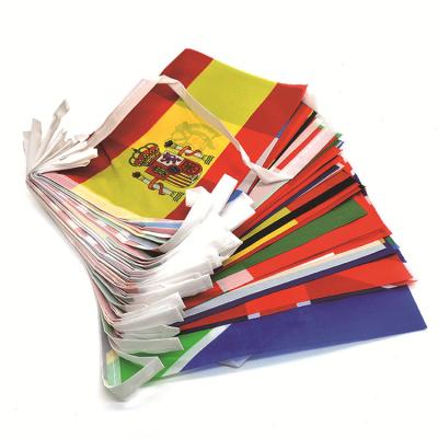 China 2022 Wholesale Custom World Cup Christmas Country 32 Qatar Flag Waterproof Bunking Flags for sale