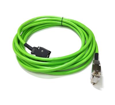 China Power SVLEC V90 6FX3002 Series Servo Cables Green Encoder Cables Fixed Installation for sale