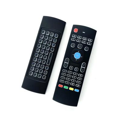 China Set Top Box (Stock Ready) 81 Keys Air Mouse Backlit 2.4G Wireless Keyboard Fly Air Mouse Mini Remote Control For Android TV Box for sale