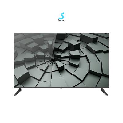 China Europe factory price home wholesale frameless smart television 50 inch flat screen tv led smart television supplier for sale