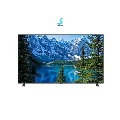 China OEM factory hd 3d 75inch large screen tv home tv android smart business tv hotel reverberation room bathroom tv supplier for sale