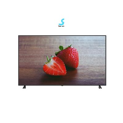 China 75 inch flat screen 3d smart home big screen hd led tv display custom hotel lighthouse bathroom tv supplier for sale