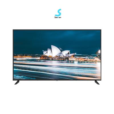 China Home/Hotel/Hotel Supplier 55 Inch 4K Flat Screen Bar/Bedroom/Bathroom/Kitchen/Dining Room Android Smart TV Large Screen TV Large Bathroom tv desk for sale