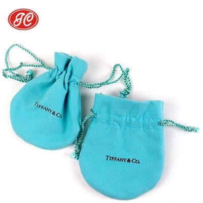 China Round Bottom Velvet Jewelry Bag For Gift Package , Small Jewelry Pouch for sale