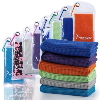 China Popular Colorful Tablets Customize Cooling Towel For Outdoor Activities for sale