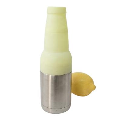 China Viable Detachable Outdoor Portable Cold Beer Thermos Bottle Double-Layer Vacuum Stainless Steel Cold Bottle for sale