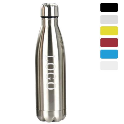 China Sustainable Cola Shaped Sports Water Bottle Stainless Steel Metal Customized Logo Style Outdoor Vacuum Flask for sale