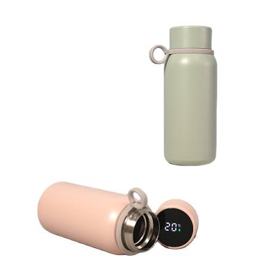 China Dual Wall Outdoor Sport PORTABLE Vacuum Insulated Water Bottle Smart Upright Time Marker Reminder With Led Temperature for sale