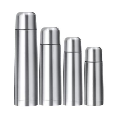 China Durable outdoor 304 double layer stainless steel vacuum thermos bullet portable water bottle can print logo for sale