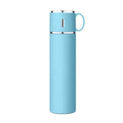 China 580ml Large Capacity Flask 580ml Business 304 Stainless Steel Vacuum Cup Thermos Hot Water Bottle Metal Heat Insulation Bullet Head for sale