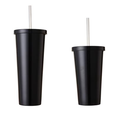 China Double Wall Stainless Steel Vacuum Insulation Straw Flask Cup Beautiful Large Capacity PORTABLE Thermos Cup Daily Necessities Can Customize for sale