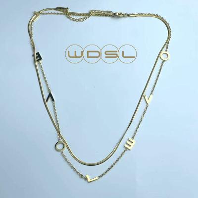 China New Fashion Hip Hop Stainless Steel Cross Love Chain Hypoallergenic Necklace For Men Necklace Set for sale