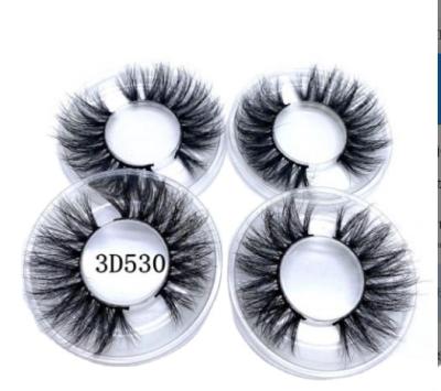 China Long Soft Natural Mink Lashes 25mm Real Siberian Mink Lashes for sale