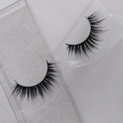 China 3D natural soft silk eyelashes with custom package and logo for sale