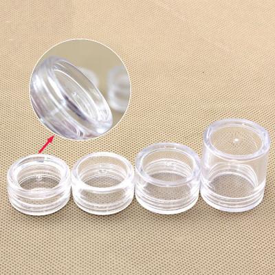 China Wholesale 5ml Eye Cream Cosmetic Jars Transparent Cosmetic Jar Plastic for sale