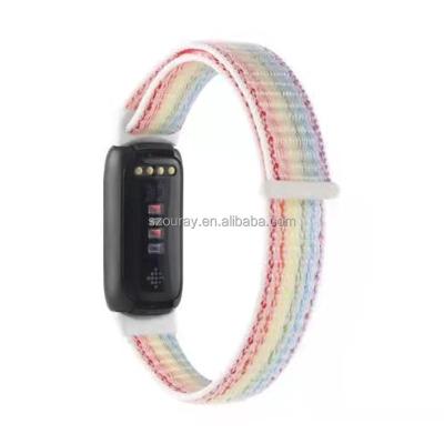 China Fabric For Fitbit Buckle Sport Nylon Luxe Watch Band Strap Replacement Nylon Luxe Smart Wearable Strap Accessories for sale