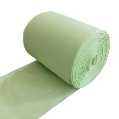 China Hot Selling 100% Amazon Compostable Biodegradable Garbage Roll Bag Plain Color Transparent Garbage Bag for sale