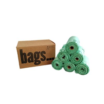 China 2021 BIODEGRADABLE Garbage Bag Custom Printed Side Gusset Self Adhesive Bag Large Garbage Bag for sale