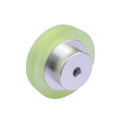 China Polyurethane Rigid Encoder Wheel PU Measuring Roller For Rotary Encoder for sale