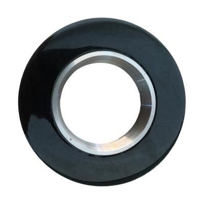 China Rigid Reliable No Delaminate Solid Urethane PU Roller Wheels for sale