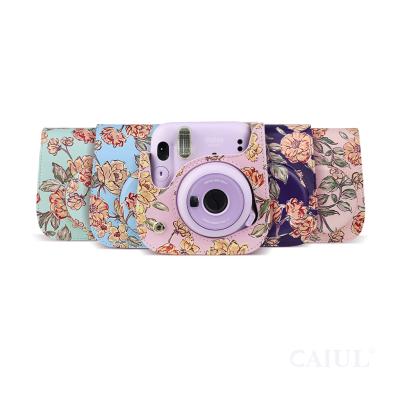 China Fashiontable Hot Sale Classic Floral For Fujifilm Instax Mini 11 Flash Camera Bag for sale