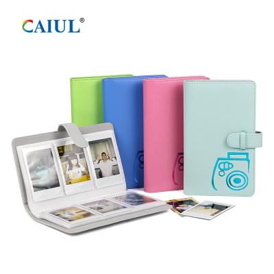 China Beautiful / Cool Mini 9 Pockets Instax 2X3 Style 96 Pockets PU Photo Album Foto Album for sale