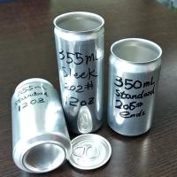 China Latas de encolhimento feitas sob encomenda livres dobro de Aluminun das luvas do revestimento BPA com tampas 12oz 16oz à venda