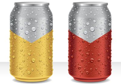 China custom 8.4oz 250ml Aluminum Stubby Beer Can With Lids for sale