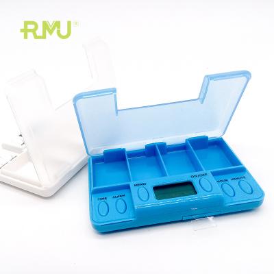 China New medicine health production electronics blue pill box dispensing battery power box for pills for sale