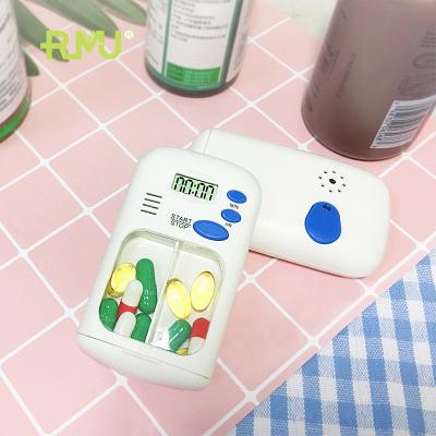 China 2017 New Alarm Timer Design Pill Box 2 Set Pill Cases With Organizer For Pill Remiding for sale