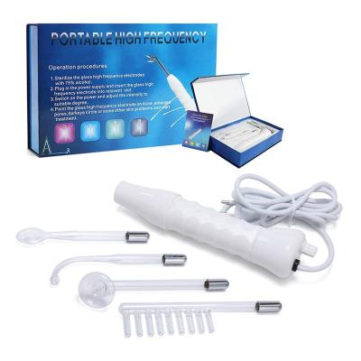 China Skin Tightening Ozone Face Lifting Spot Remover Altafrecuencia Machine Portable Galvanic High Frequency Facial Set for sale