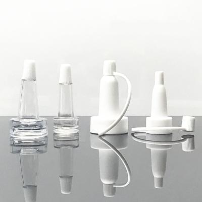 China Penicillin Bottle 13mm PVC High Clear 20mm Soft Trumpet Dropper Head Cap For Vial Bottle for sale