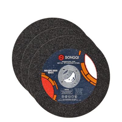 China SongQi durable manufacturer 4 inch metal cutting abrasive disc for metal/SS/stainless steel for sale